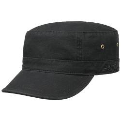 CapUniverse Urban Army Cap - Military Vintage Design - Robuste Baumwollcap für Damen und Herren - Armycap - Ideal für alle Jahreszeiten schwarz L/XL (58-61 cm) von CapUniverse