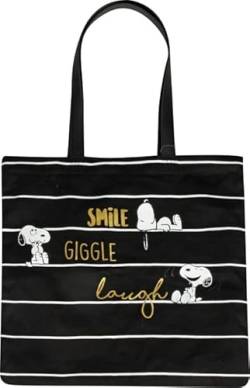 Capelli New York Snoopy Shopping Bag Smile Giggle Laugh Tote Bag Shopper von Capelli New York