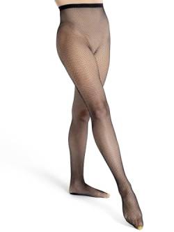 Capezio 3000 Profi-Netzstrumpfhose ohne Naht Schwarz 3X von Capezio