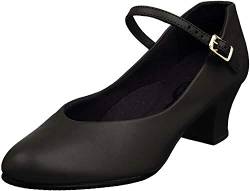 Capezio 550 Junior Footlight Damenschuhe., Schwarz - Schwarz - Größe: 38(7 US) von Capezio