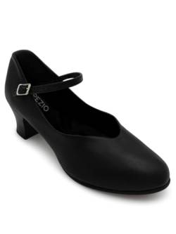 Capezio 550 Junior Footlight Damenschuhe., Schwarz - Schwarz - Größe: 39.5 von Capezio