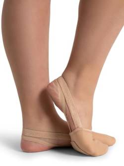 Capezio Damen Hanami Pirouette Ballerinas, Hautfarben, Small von Capezio