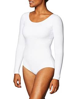 Capezio Damen Langarm-Trikot Gymnastikanzug, Weiss/opulenter Garten, M von Capezio