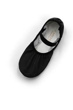 Capezio Damen Luna Ballettschuhe Ballerinas, Schwarz, 45 EU Weit von Capezio