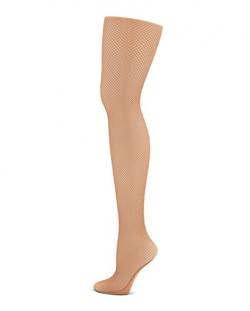 Capezio Women's Professional Fishnet Seamless Tight Strumpfhose, Suntan, Medium/Hoch von Capezio