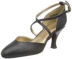 Capezio X-strap Pump BR09, Damen Pumps, Schwarz (Black), 36.5 EU (Herstellergröße: 8M) von Capezio