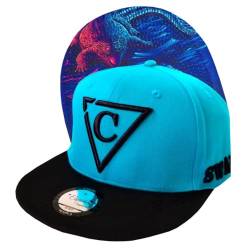 Capiche [99+ VARIATIONEN] Snapback Cap - Kappe - Baseball - Mütze - Herren - Blau - Krokodil - Aligator - Tier - Sumpf - [Swamp] The Crocodile von Capiche