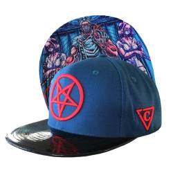 Capiche [99+ VARIATIONEN] Snapback Cap - Kappe - Baseball - Mütze - Herren - Blaugrün - Verflucht - Doktor - Chirurg - Eng - [Cursed] Cursed Doctor von Capiche