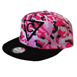 Capiche [99+ VARIATIONEN] Snapback Cap - Kappe - Baseball - Mütze - Herren - Rosa - Tarn - Armee - Krieg - [CAMO] Pink Camo von Capiche