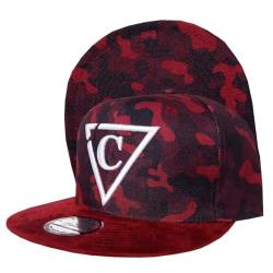 Capiche [99+ VARIATIONEN] Snapback Cap - Kappe - Baseball - Mütze - Herren - Rot - Tarn - Armee - Krieg - [CAMO] - Red Camo von Capiche