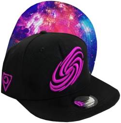 Capiche [99+ VARIATIONEN] Snapback Cap - Kappe - Baseball - Mütze - Herren - Schwarz - Universum - Sterne - Get System - farbenfroh - [Galaxy] Galaxy Mix von Capiche