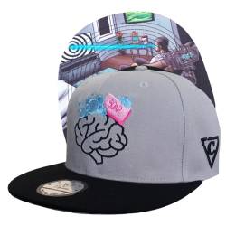 Capiche [99+ VARIATIONEN] Snapback Cap - Kappe - Baseball - Mütze - Kunst - Unisex - Schirm - Männer - Herren - Damen - Brainwashed SB von Capiche