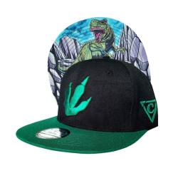 Capiche [99+ VARIATIONEN] Snapback Cap - Kappe - Baseball - Mütze - Kunst - Unisex - Schirm - Männer - Herren - Damen - [Child Size] T-Rex von Capiche