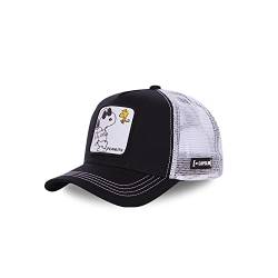 Capslab Snoopy Die Peanuts Schwarz Weiß Trucker Cap - One-Size von Capslab