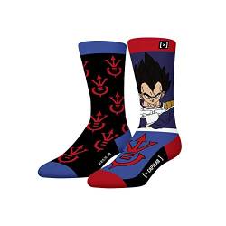 Socken Herren Dragon Ball Z, Sportsocken Herren, Vegeta, Bewegungsfreiheit, Blau Rot, 39/42 von Capslab