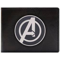 CAPTAIN AMERICA Avengers Assemble Metallabzeichen Schwarz Portemonnaie Geldbörse von Captain America