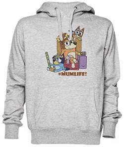 Capzy Funny Mum Life Grau Kapuzenpullover Sweatshirt Unisex Herren Damen Grey Unisex Hoodie von Capzy