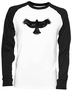 Rip Hawkins Eagle FOO Rock - Jahrgang Weißes Baseball T-Shirt Unisex White Baseball Tee Unisex von Capzy