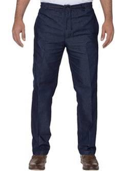 Carabou Herren Rugbyhose mit Gummizug in der Taille, erhältlich in 6 Farben, Größen 32-60 Gr. 42 Regulär, denim von Carabou