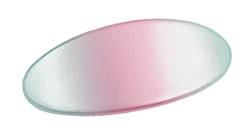 Caravan Pink Oval French handbemalt Automatische Haarspange von Caravan