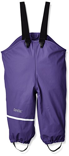 CareTec Kinder Regenlatzhose mit Fleecefutter, Purple (633), 86 von CareTec