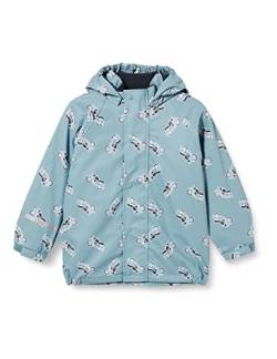 CareTec Regenjacke Kinder mit Fleece Futter, Smoke Blue (969), 80 von CareTec