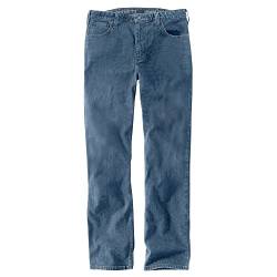 Carhartt, Herren, Rugged Flex® Jeans mit 5 Taschen, gerader Passform und schmal zulaufendem Bein, Houghton, W30/L32 von Carhartt