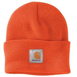 Carhartt, Herren, Strickmütze mit Umschlag, Hellorange, OS von Carhartt