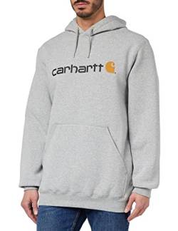 Carhartt, Herren, Weites, mittelschweres Sweatshirt mit Logo-Grafik, Grau meliert, L von Carhartt