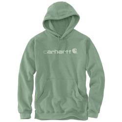 Carhartt, Herren, Weites, mittelschweres Sweatshirt mit Logo-Grafik, Loden Frost Heather, M von Carhartt