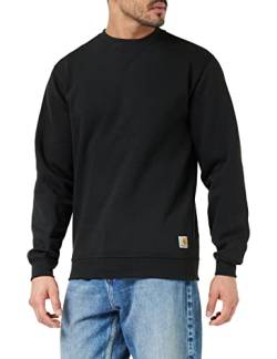 Carhartt, Herren, Weites, mittelschweres Sweatshirt mit Rundhalsausschnitt, Schwarz, S von Carhartt