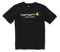 Carhartt 101214 Short Sleeve »Shirt Core« Logo (Größe: XS, Farbe: BLACK) von Carhartt
