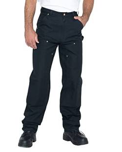 Carhartt Arbeitshosen Hosen Duck Double Front Logg B01, schwarz, W34L30 von Carhartt