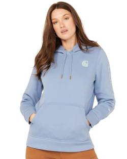 Carhartt Clarksburg Damen Pullover mit grafischen Ärmeln (normale und große Größen), Skystone, XL von Carhartt