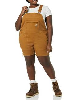 Carhartt Damen Arbeits-Rugged Flex Canvas Shortall| Carhartt Brown | Gr. L von Carhartt