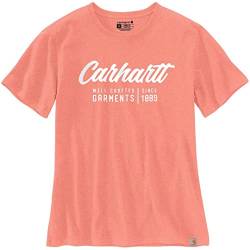 Carhartt Damen Arbeits-T-Shirt-Crafted Graphic | Hibiscus Heather | Gr. L von Carhartt