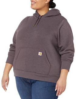 Carhartt Damen Clarksburg Pullover Sweatshirt Kapuzenpullover, BlackBerry Heather, S von Carhartt