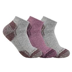 Carhartt Damen Force® Mittelschwere, niedrig geschnittene Socken aus Baumwollmischung, 3 Paar, Gemischt, M von Carhartt