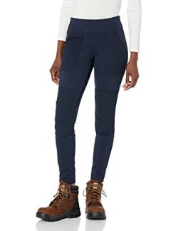 Carhartt Damen Force Fitted Midweight Utility Leggings, Marineblau, S von Carhartt