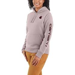Carhartt Damen Kapuzenpullover Clarksburg Sweatshirt, Farbe:Mink, Größe:M von Carhartt