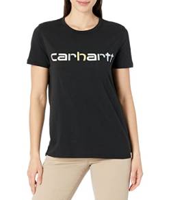 Carhartt Damen Lightweight S/S Graphic T-Shirt, Farbe: Black Größe: S von Carhartt