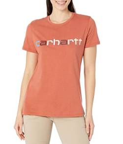 Carhartt Damen Lightweight S/S Graphic T-Shirt, Farbe: Terracotta Größe: L von Carhartt