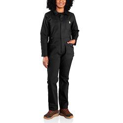 Carhartt Damen-Overall aus Segeltuch, robust, flexibel, lockere Passform, Schwarz, Groß von Carhartt