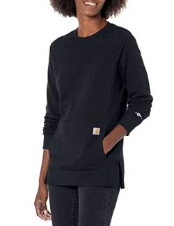 Carhartt Damen Relaxed Fit Lightweight Sweatshirt, Farbe: Black, Größe: M von Carhartt