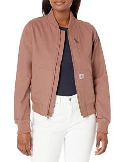 Carhartt Damen Rugged Flex Relaxed Fit Canvas Jacke, Muskatnuss, S von Carhartt