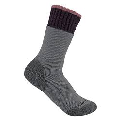 Carhartt Damen Schwere Stiefelsocken aus synthetischem Wollgemisch Socken, grau, Large von Carhartt