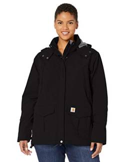 Carhartt Damen Storm Defender® schwere Jacke, Schwarz, L von Carhartt