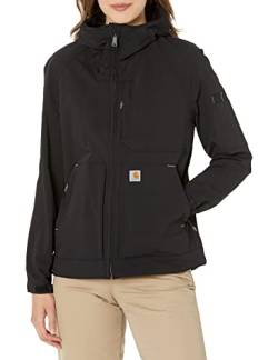 Carhartt Damen Super Dux™ Relaxed Fit Lightweight HOODED JACKET, Schwarz, XL EU von Carhartt