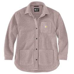 Carhartt Damen Übergangsjacke Wool Blend Overshirt, Farbe:Mink, Größe:L von Carhartt