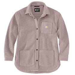 Carhartt Damen Übergangsjacke Wool Blend Overshirt, Farbe:Mink, Größe:S von Carhartt